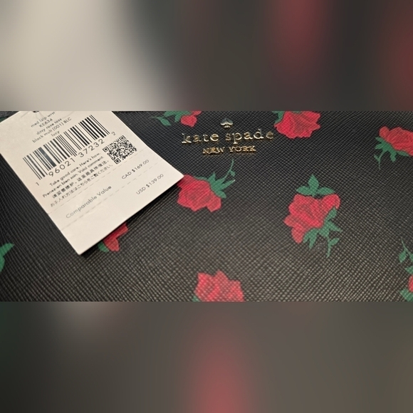 *NWT* Kate Spade medium ditsy rose wristlet - Picture 2 of 4